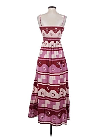 Madewell Theo Sleeveless Midi Dress in Geodaisy Batik (view 2)