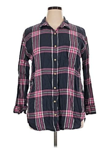 Caslon Long Sleeve Button-Down Shirt (view 1)