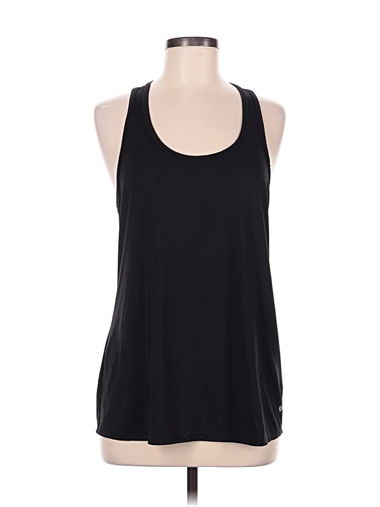 Pre-owned Layer 8 Tank Top Black Halter Neckline Tops