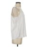 Express Solid White Sleeveless Blouse Size S - photo 4