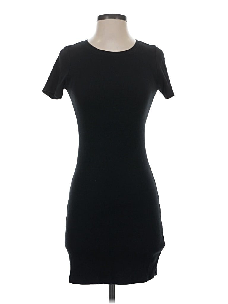 Pre-owned Open Edit Casual Dress In Black