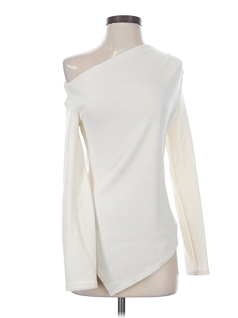 Pre-owned Zara Sweatshirt In Ivory