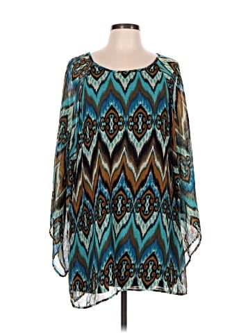 Umgee 3/4 Sleeve Blouse (view 1)