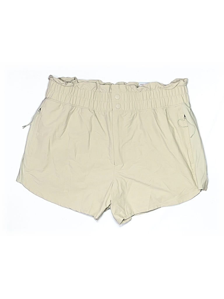 Flx Khaki Shorts In Ivory