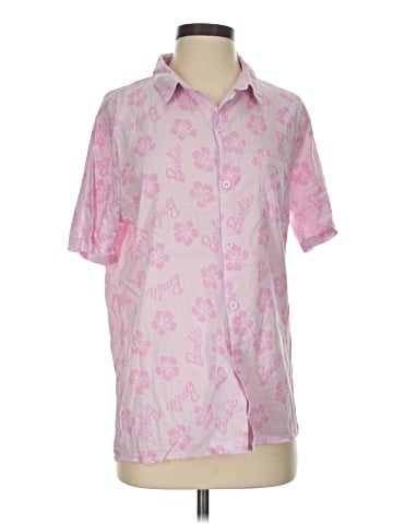 Barbie Short Sleeve Button-Down Shirt (view 1)