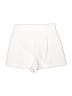 Zara Solid White Shorts Size 14 - photo 2