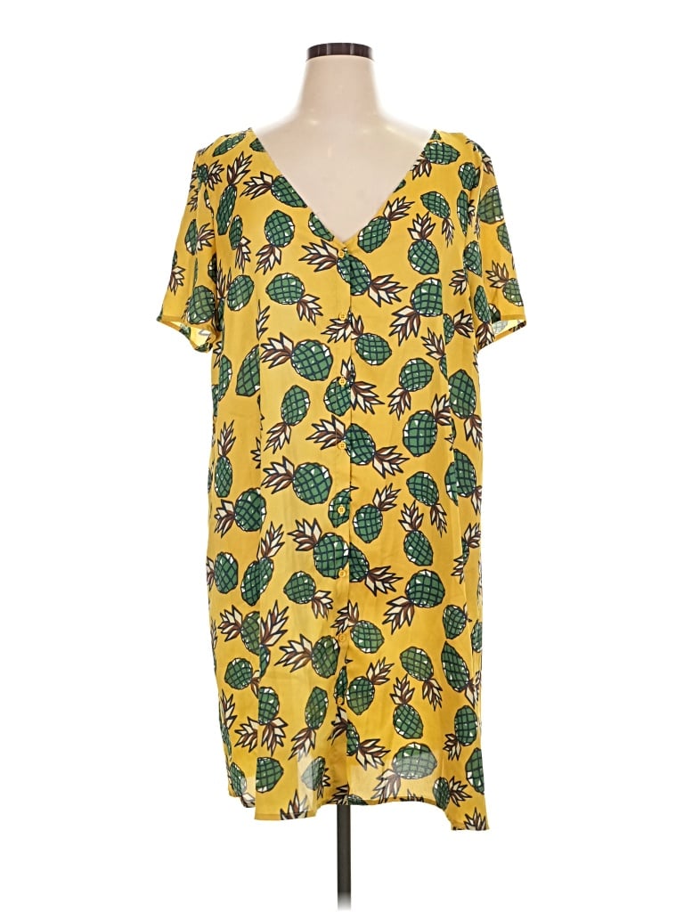 Pre-owned Glamorous Casual Dress In Yellow