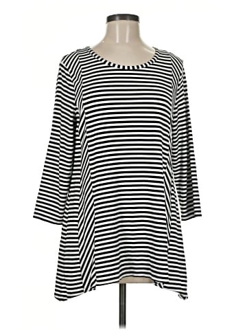 Chico's 3/4 Sleeve T-Shirt (view 1)