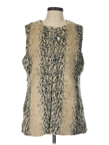 Rafaella Faux Fur Vest (view 1)