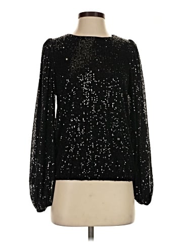 Flat White Long Sleeve Blouse (view 1)