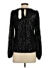 Flat White 100% Polyester Black Long Sleeve Blouse Size XS (petite) - photo 2