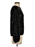 Flat White 100% Polyester Black Long Sleeve Blouse Size XS (petite) - photo 4