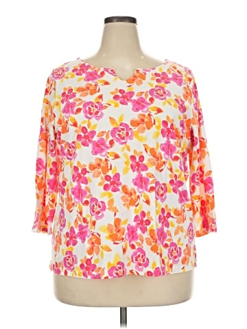 Hearts of Palm Woman 3/4 Sleeve Blouse (view 1)