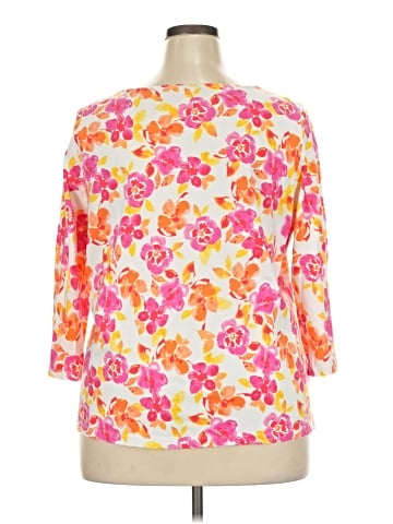 Hearts of Palm Woman 3/4 Sleeve Blouse (view 2)