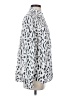 Rails 100% Rayon Animal Print Silver Long Sleeve Blouse Size S - photo 4