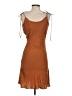 Glam 100% Polyester Brown Cocktail Dress Size S - photo 2