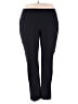Lands' End Solid Black Active Pants Size 2X - photo 1