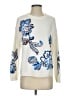 Talbots Floral Ivory Pullover Sweater Size S - photo 1