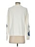 Talbots Floral Ivory Pullover Sweater Size S - photo 2