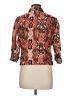 Ruby Rd. Animal Print Orange 3/4 Sleeve Blouse Size 8 Petite - photo 2