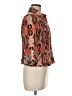 Ruby Rd. Animal Print Orange 3/4 Sleeve Blouse Size 8 Petite - photo 4