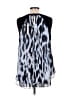 Jennifer Lopez 100% Polyester Blue Sleeveless Blouse Size L - photo 2
