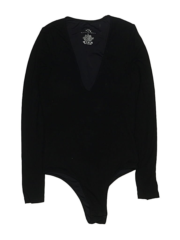 Pre-owned Klassy Network Bodysuit In Black