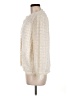 Halston Ivory Faux Fur Jacket Size M - photo 5