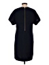 J.Crew 100% Polyester Solid Black Casual Dress Size 2 - photo 2