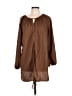 Shein Curve Brown Long Sleeve Blouse Size 12 Plus (0) - photo 1