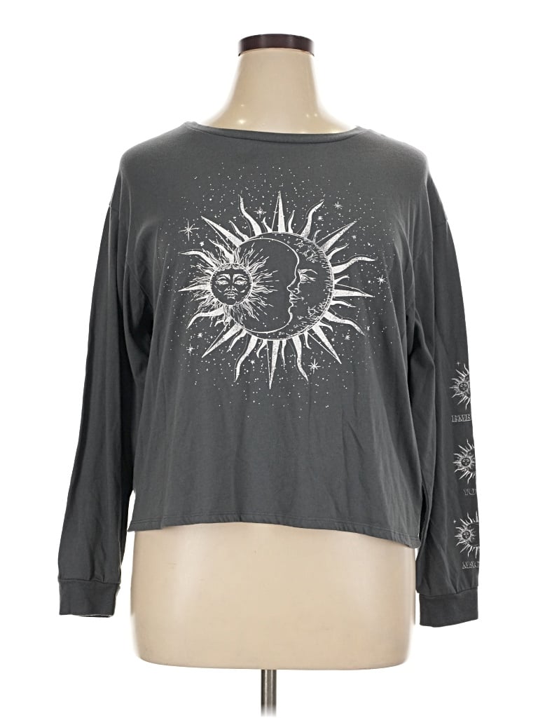 Pre-owned Grayson Threads Long Sleeve T-shirt In Gray
