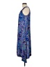 Chico's Paisley Blue Casual Dress Size Lg (2) - photo 5