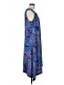 Chico's Paisley Blue Casual Dress Size Lg (2) - photo 4