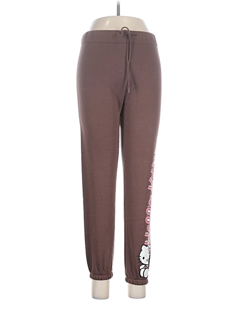 Pre-owned Hello Kitty Sweatpants In Brown