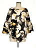 Alfani 100% Polyester Gold Long Sleeve Blouse Size M - photo 1