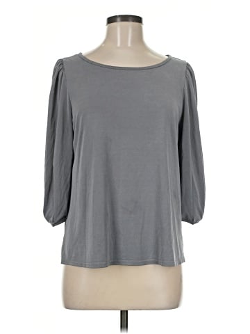 Green Envelope 3/4 Sleeve Top (view 1)