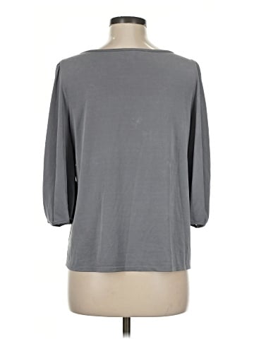Green Envelope 3/4 Sleeve Top (view 2)