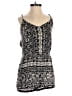 Angie 100% Rayon Paisley Black Romper Size S - photo 1