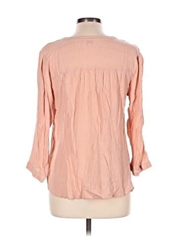 Ann Taylor LOFT Outlet 3/4 Sleeve Button-Down Shirt (view 2)
