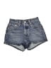 Levi's Blue Denim Shorts Size 4 - photo 1