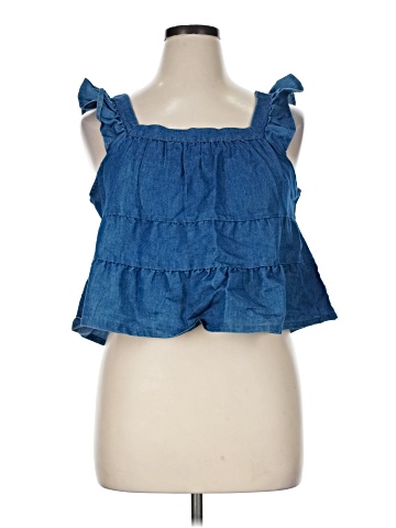 Derek Heart Sleeveless Blouse (view 1)