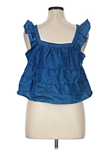 Derek Heart Sleeveless Blouse (view 2)