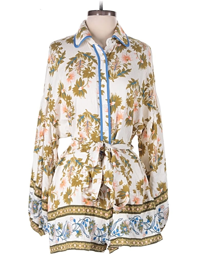 Pre-owned Eesome Romper In Ivory