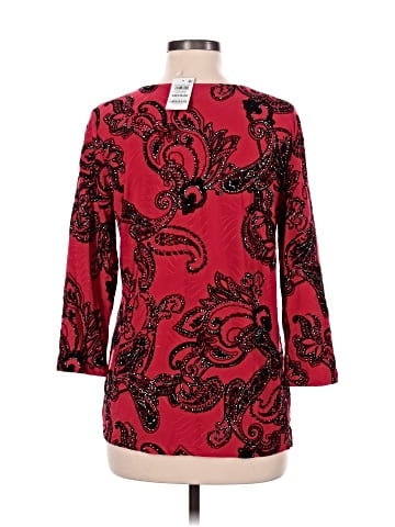 JM Collection 3/4 Sleeve Blouse (view 2)