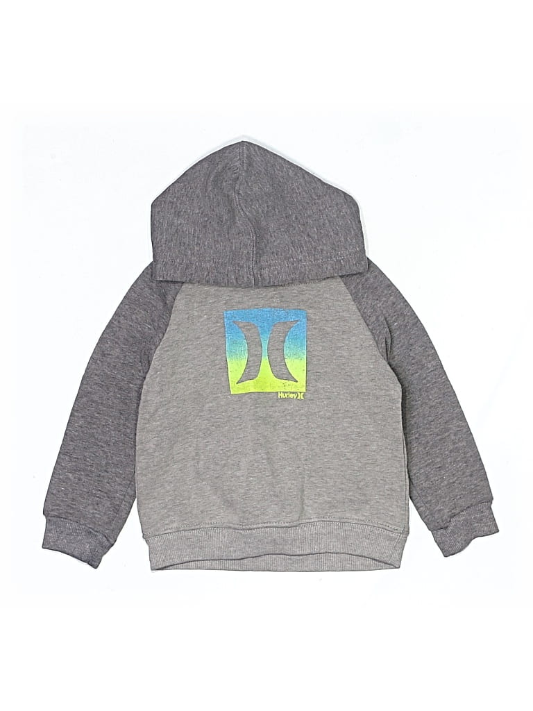 Pre-owned Hurley Kids'  Pullover Hoodie In Silver
