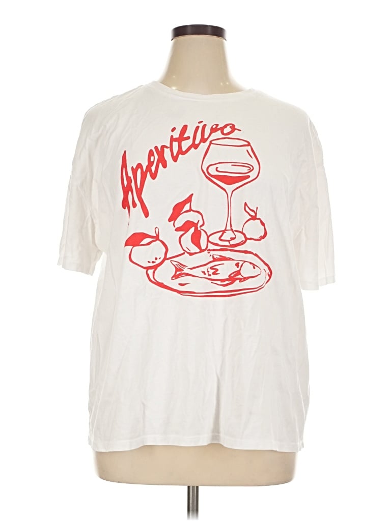 Pre-owned Universal Thread Short Sleeve T-shirt In White