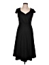 Unbranded Solid Black Casual Dress Size L - photo 1