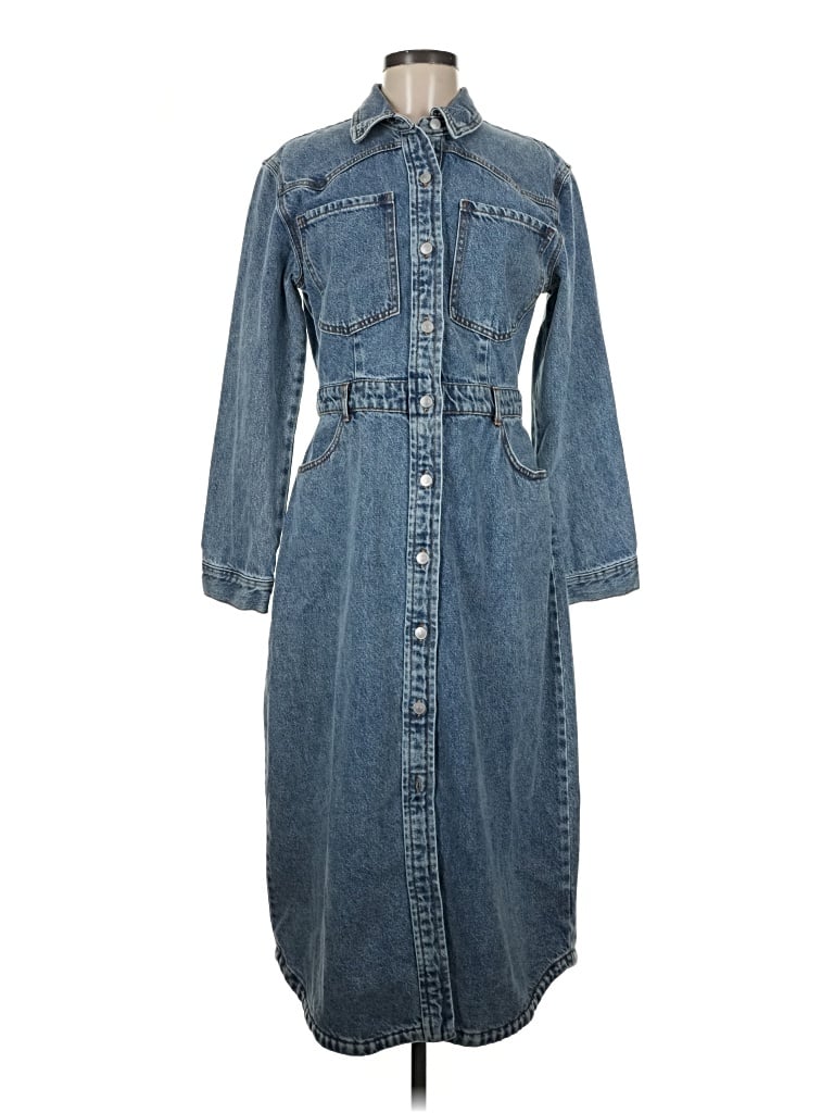 Pre-owned Future Collective Casual Dress In Blue