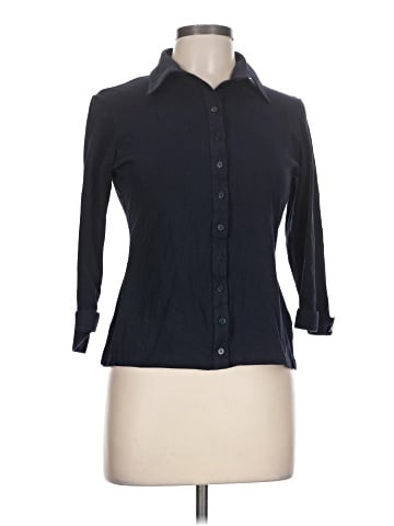 Anne Fontaine 3/4 Sleeve Button-Down Shirt (view 1)
