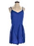 Minkpink Solid Blue Romper Size S - photo 1